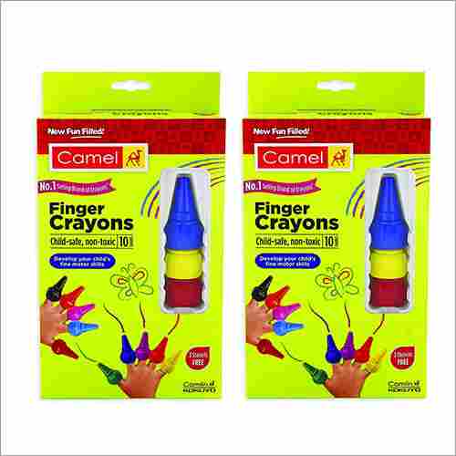 Camel Finger Grip Crayons -10 Shades Pack Of 2