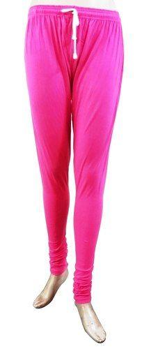 Pink 100%Cotton Lycra Leggings