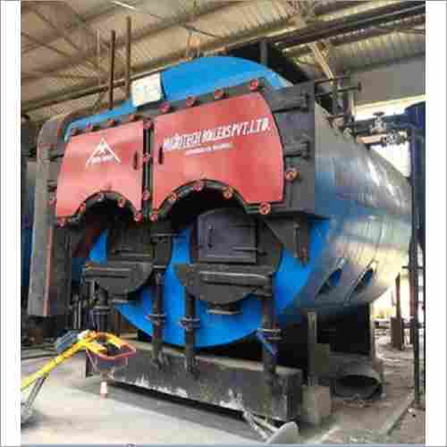 Wood And Coal Fired 2000 kg-hr IBR Approved Package Steam Boiler