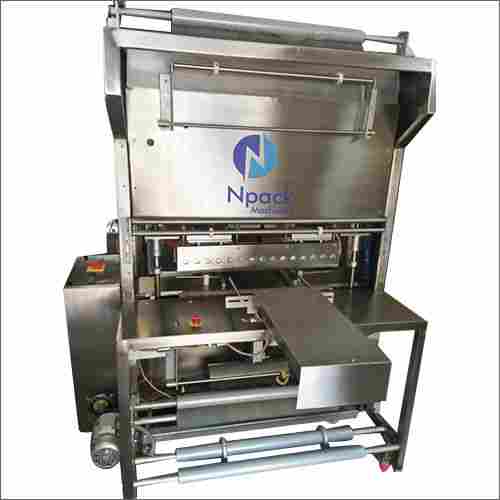 Stainless Steel 60BPM  Semi Automatic Shrink Wrapping Machine