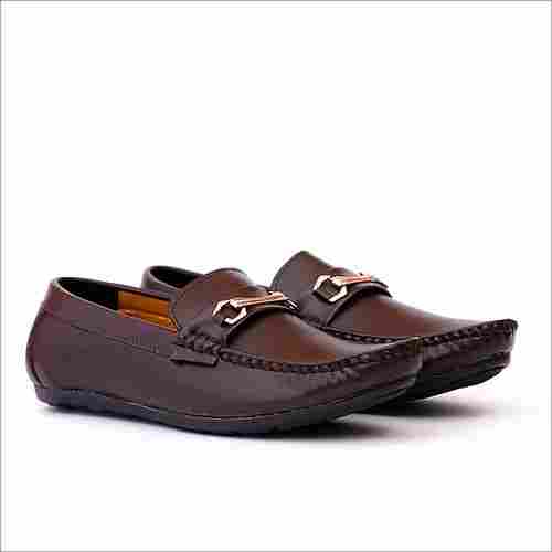 Mens Leather Brown Moccasins Loafers