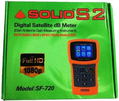 Solid Sf-720 Rechargeable Digital Satellite Db Meter With Torch Dimension(L*W*H): 21*20*8  Centimeter (Cm)
