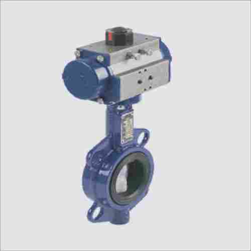 Pneumatic Actuator Operated Butterfly Valve