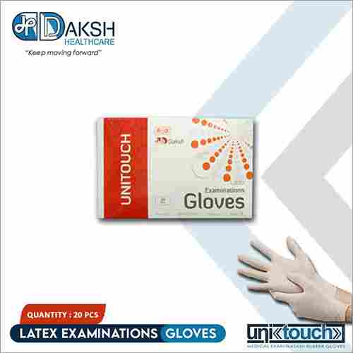 20 Pcs Latex Examination Gloves