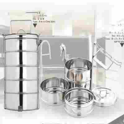 Stainless Steel Jambo Tiffin Carrier
