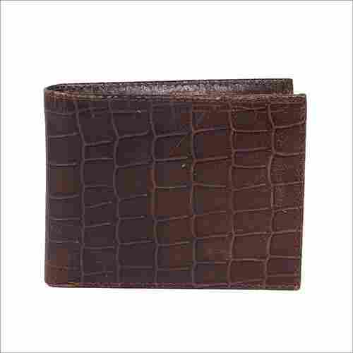 Designer Brown Leather Wallet