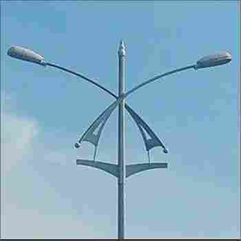 Double Arm Steel Conical Light Pole