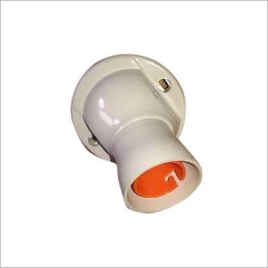White Plastic Angle Bulb Holder