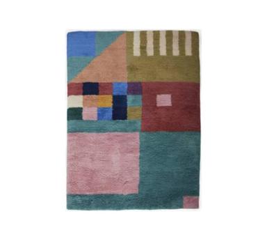Blended Wool Hand Tufted Rugs Back Material: Canvas Latex