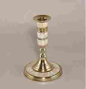 BRASS SMALL HIGH QUALITY TAPER CANDLE HOLDER
