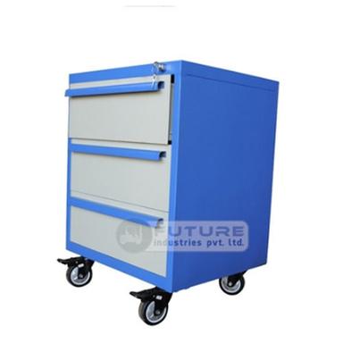 Blue And Grey Fie-155 Storage Industrial Trolley