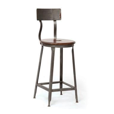 Handmade Industrial Bar Height Chair