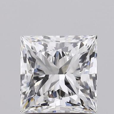 E 1.51 Carat Vs2 Clarity Princess Lab Grown Diamond