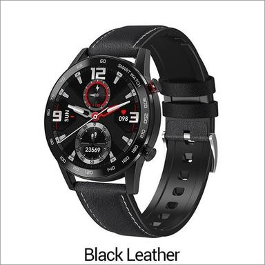 Gazzify R95T Black Leather Smart Watch Gender: Men
