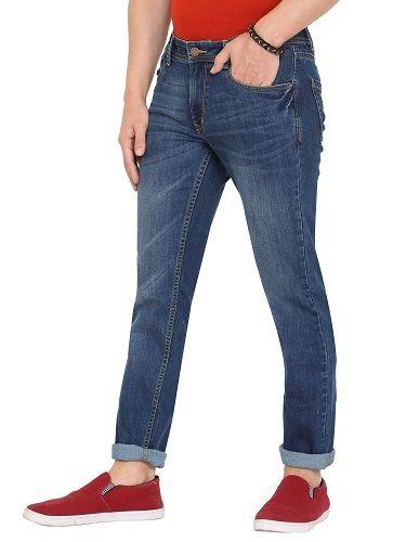 Mens Skinny Fit Blue Jeans Fabric Weight: Above 10 Ounce (Oz)
