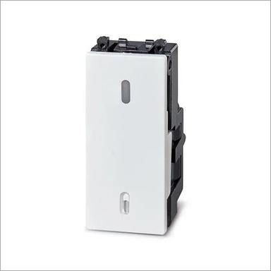 White 6A 1 Way Full Flat Switch With Indicator Application: Home