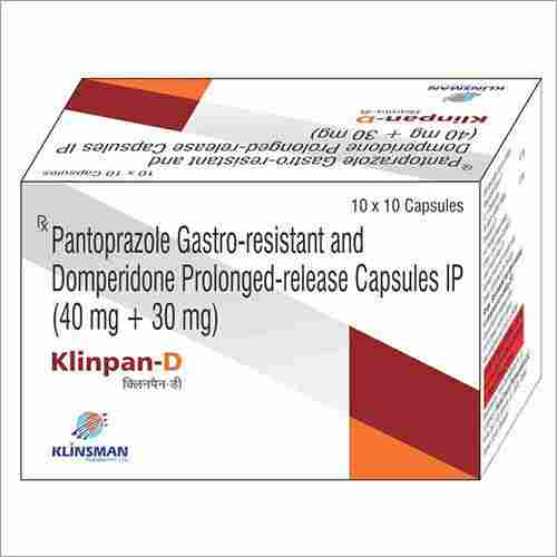 Pantoprazole Gastro Resistant and Domeperidone Prolonged Release Capsules
