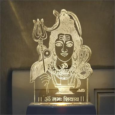 Multi Color Acrylic Shiva Led Night Lamp