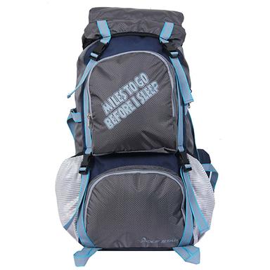 Grey Rocky 60 L Hiking/ Trekking/ Camping/ Travelling Rucksack Backpack, Made With Polyester