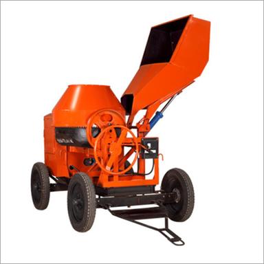 Orange Hydraulic Concrete Mixer