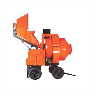 Orange Reversible Mini Concrete Mixer Machine