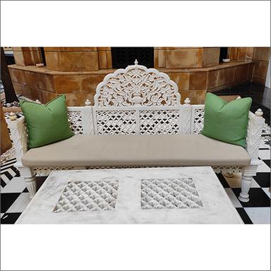 White Marble Mughal Sofa Set