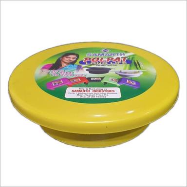 Yellow Plastic Chakla Hardness: Rigid