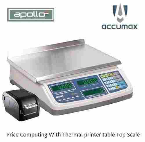 Price Computing table top scale with thermal printer