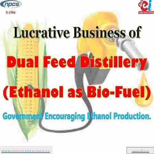 Detailed Project Report on Lucrative Business of Dual Feed Distillery (Ethanol as Bio-Fuel).