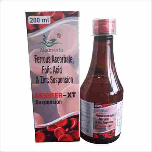 200 ml Ferrous Ascorbate Folic Acid And Zinc Suspension
