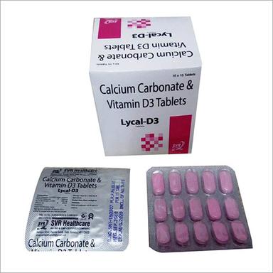  कैल्शियम कार्बोनेट और विटामिन D3 टैबलेट सामान्य दवाएं