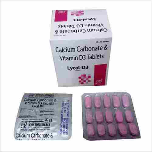 Calcium Carbonate and Vitamin D3 Tablet