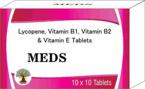 Lycopene, Vitamin B1, Vtamin B2 & Vitamin E Tablets