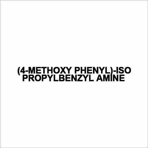 (4-methoxy Phenyl)-iso Propylbenzyl Amine