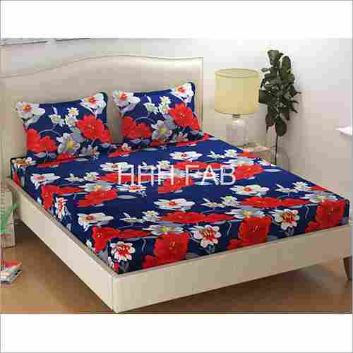 Polycotton Bed Sheet With Pillow Cover