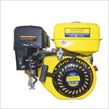 Yellow And Black Kisankraft Kerosene Engine