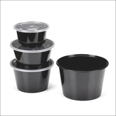 Black Or White Plastic Food Containers