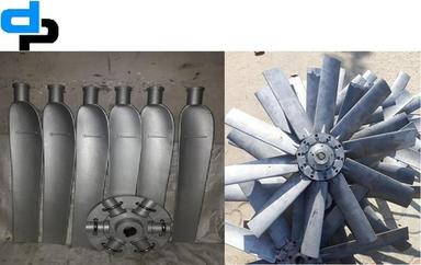 Siliver Cooling Tower Aluminium Fans 700 Mm 4 Blade