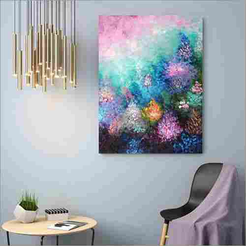 Abstract Floral Wall Painting