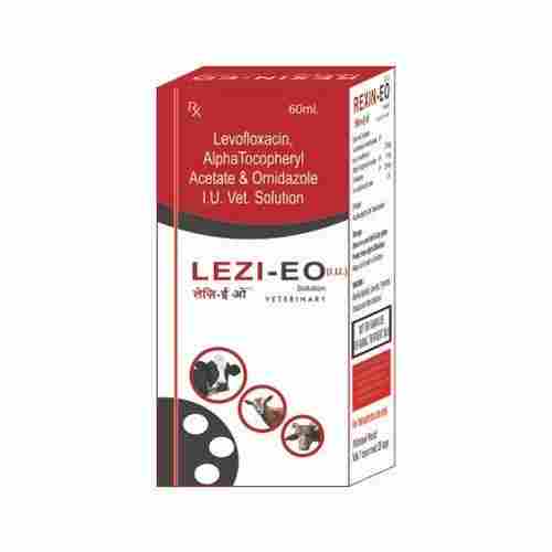 Levofloxacin Alpha Tocopheryl Acetate  Omidazole Iu Vet Solution