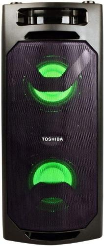 Black Toshiba Ty-Asc50 Wireless Speaker System W/Fm Stereo Radio