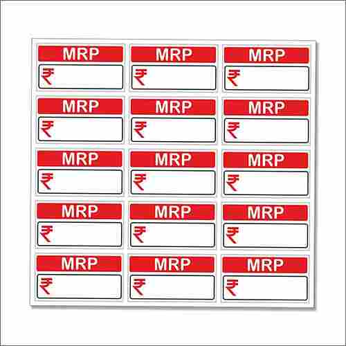 MRP Adhesive Sticker