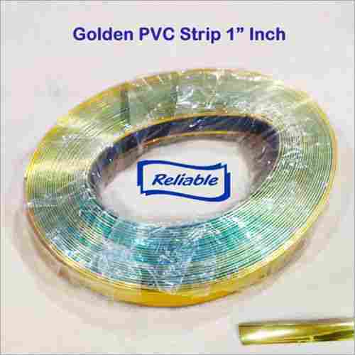 1 Inch Golden PVC Strip