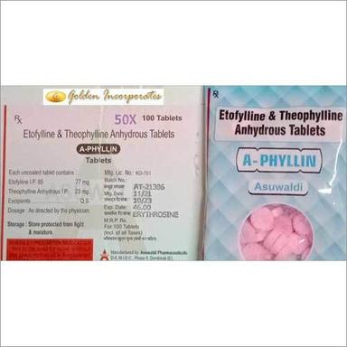 Etofylline And Theophylline Anhydrous Loose Tablets Recommended For: As Per Doctor Recommendation