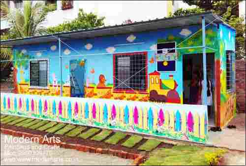 Government ZP School Wall Painting