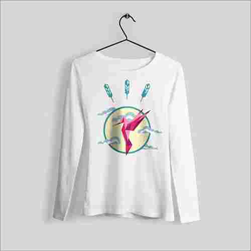 Ladies Hummingbird Printed T-Shirt