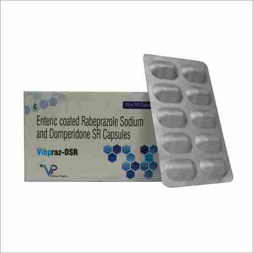 Enteric Coated Rebeprazole Sodium and Domperidone SR Capsules