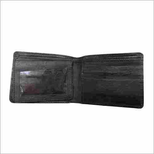 Mens Black Leather Wallet