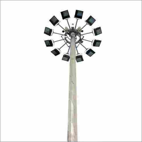 Round High Mast Lighting Pole