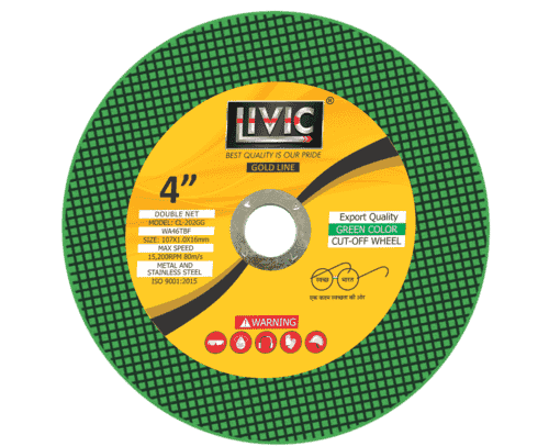 14 Inch Gold Line Green Color Cutting Wheel